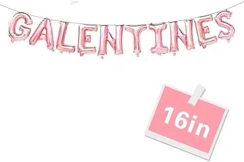 Galentines balloons, Valentine’s Day Balloon Decorations, Galentine’s Day Decor,Valentine’s Day Balloon Banner, Valentine’s Day Supplies, Galentine’s Day Decorations