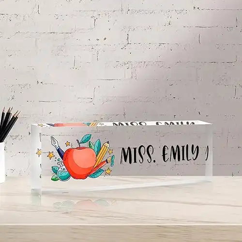 Personalized Desk Name Plate
